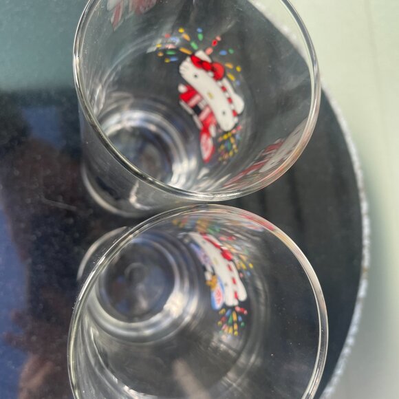 Hello Kitty Omatsuri Drinking Glass Lot of 2 Sanrio - Picture 5 of 6